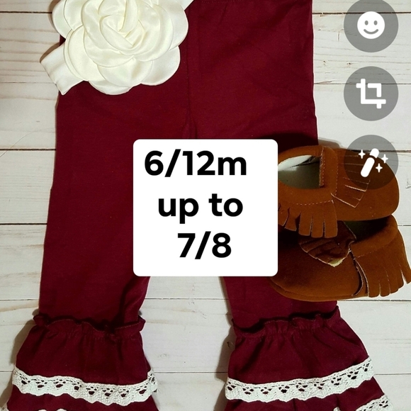 Lace boutique ruffle pants - Picture 1 of 1